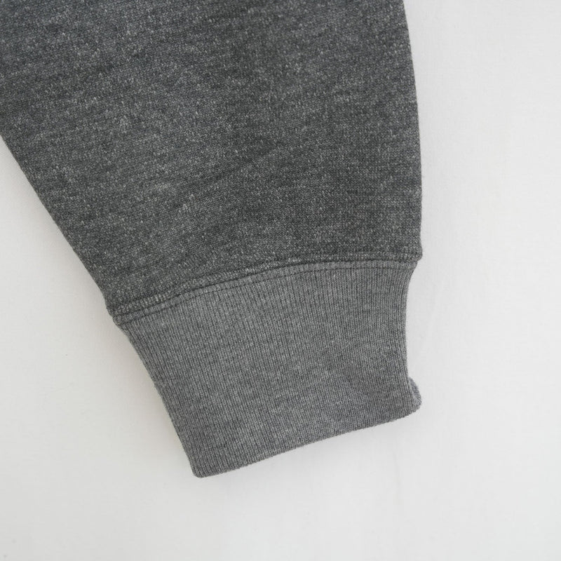 CROPPED SWEAT SHIRT-BLACK-