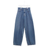 wide leg jeans-BLUE-