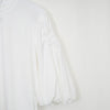 シャーリングバルーンスリーブTOPS-WHITE-