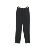 STRETCH TAPERED PANTS-CHACOAL-