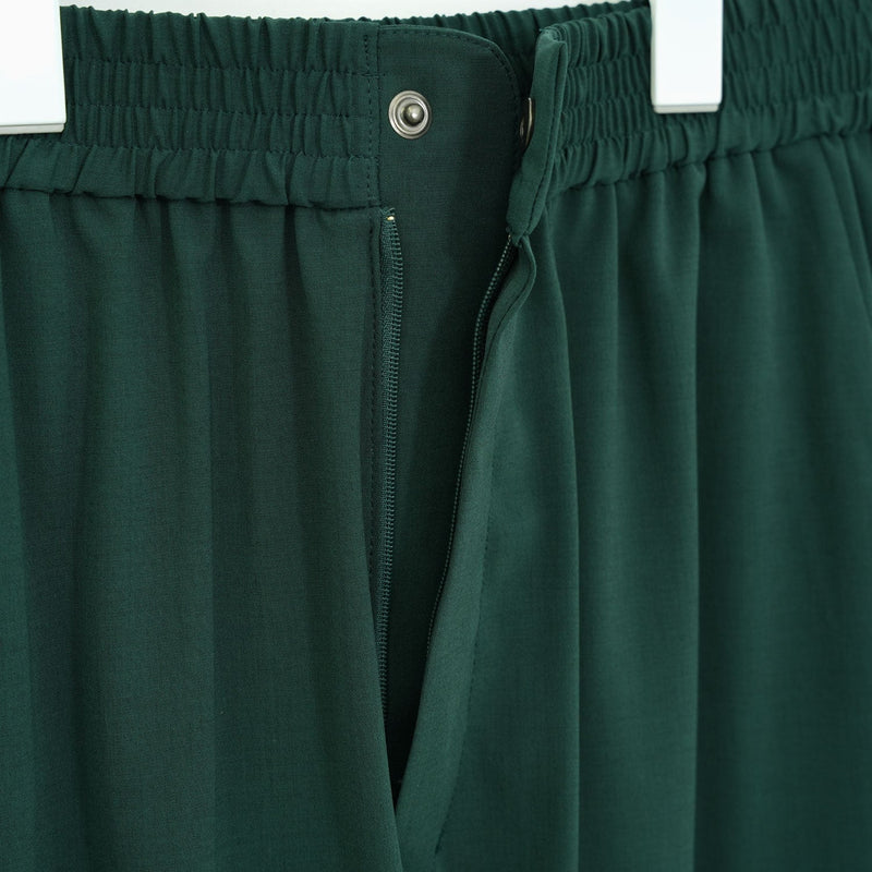 STRETCH TAPERED PANTS-CHACOAL-