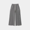 compqct double jersey wide straight pants-gray-