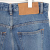 wide leg jeans-BLUE-