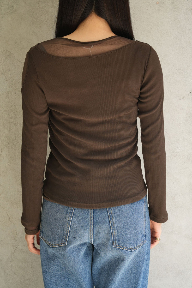 SHEER MAZE TOP-T.MORO-