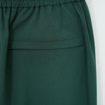 STRETCH TAPERED PANTS-CHACOAL-