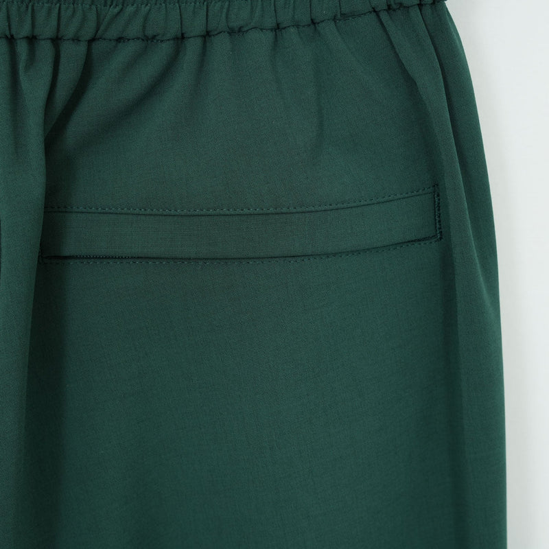 STRETCH TAPERED PANTS-CHACOAL-