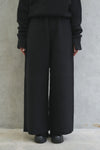 SWEAT BUGGY PANTS -BLACK-