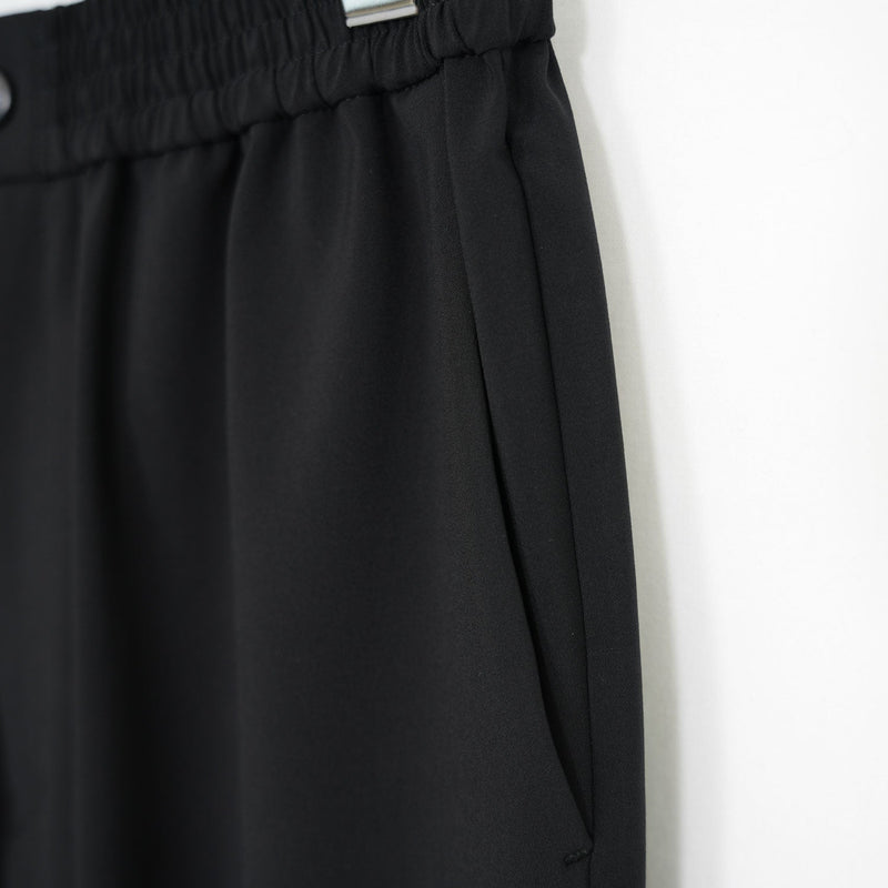STRETCH TAPERED PANTS-CHACOAL-