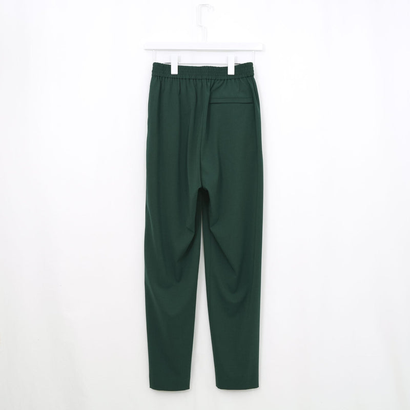 STRETCH TAPERED PANTS-CHACOAL-