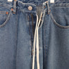 wide leg jeans-BLUE-