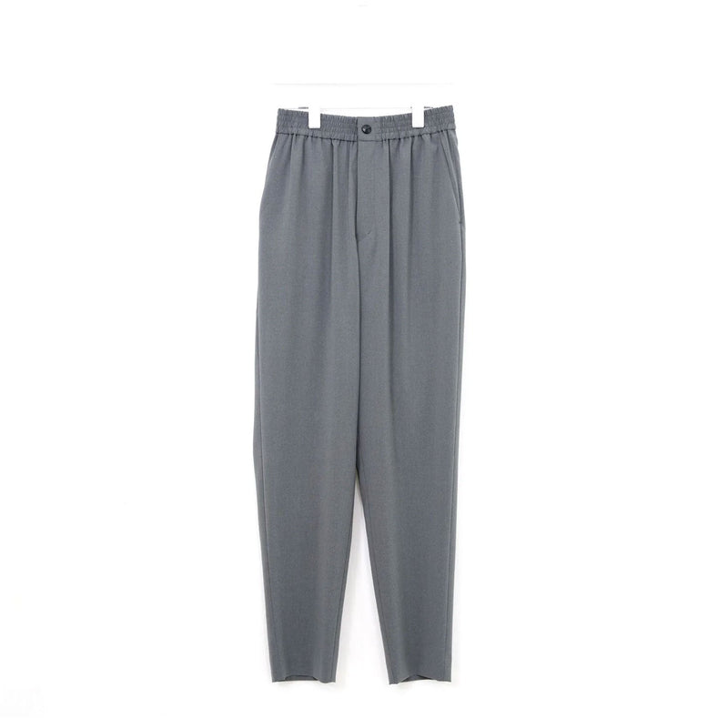 STRETCH TAPERED PANTS-CHACOAL-