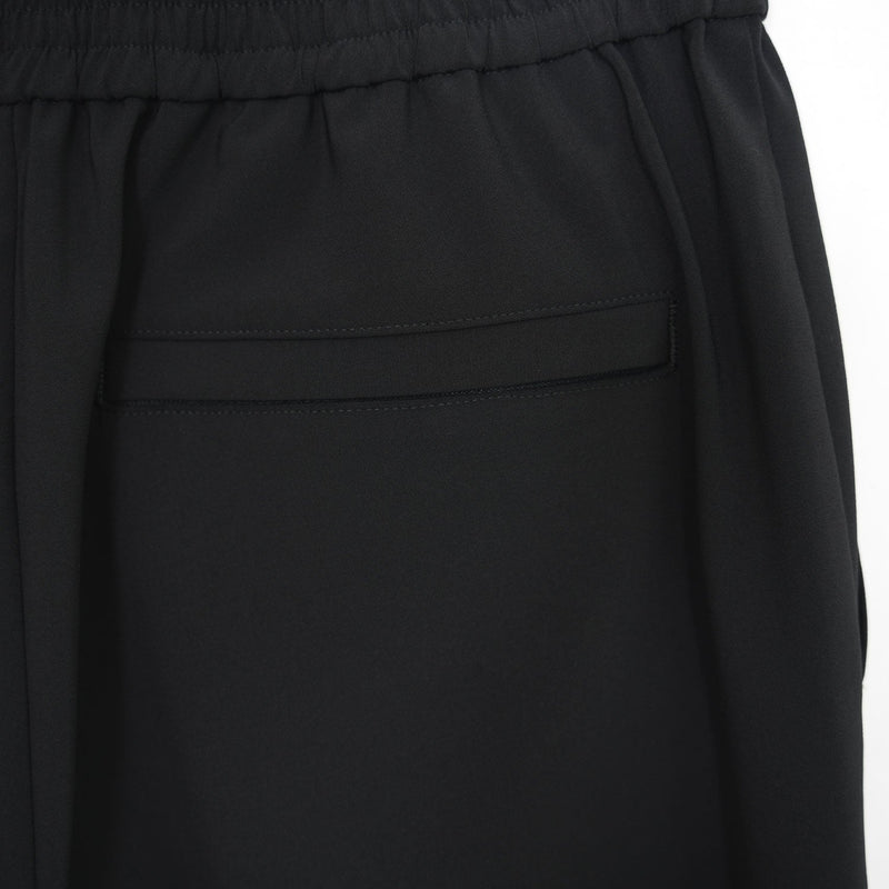STRETCH TAPERED PANTS-CHACOAL-