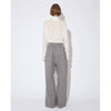 compqct double jersey wide straight pants-gray-