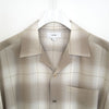 T/W OMBRE CHECK BALLOON SLEEVE DRESS-BEIGE-