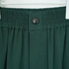 STRETCH WIDE-LEG PANTS-GREEN-