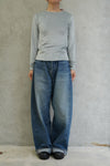 OMO LONG SLEEVE TEE-TOOM GREY-