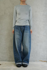 OMO LONG SLEEVE TEE-TOOM GREY-