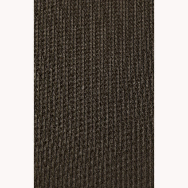 ONE SHOULDER RIB TANK-BROWN-