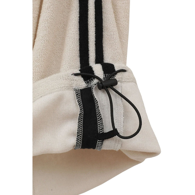 PILE LINE PANTS -BROWN-