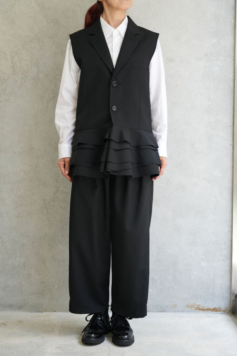 ペプラムベスト-BLACK-
