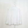 ブロードギャザーシャツ-WHITE-