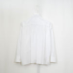 ブロードギャザーシャツ-WHITE-