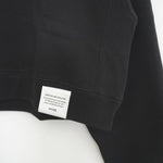 CROPPED SWEAT SHIRT-BLACK-