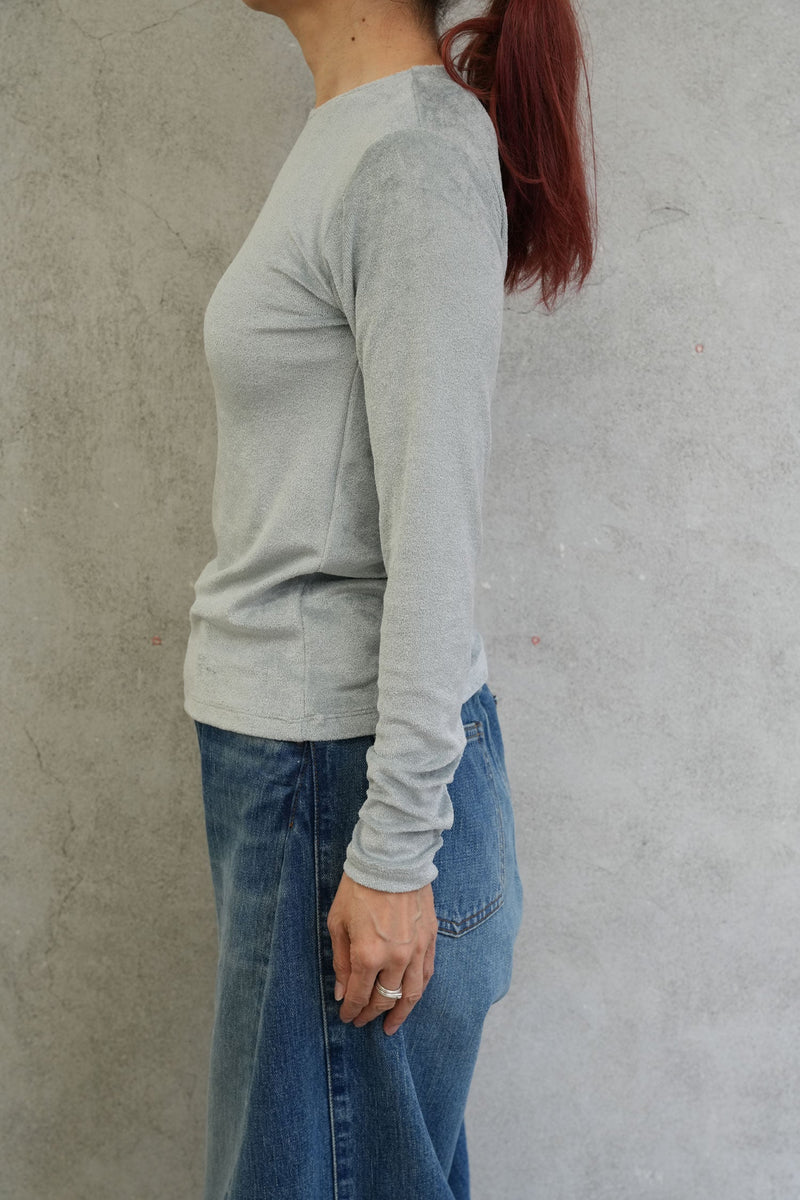 OMO LONG SLEEVE TEE-TOOM GREY-