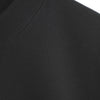 CROPPED SWEAT SHIRT-BLACK-
