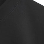 CROPPED SWEAT SHIRT-BLACK-