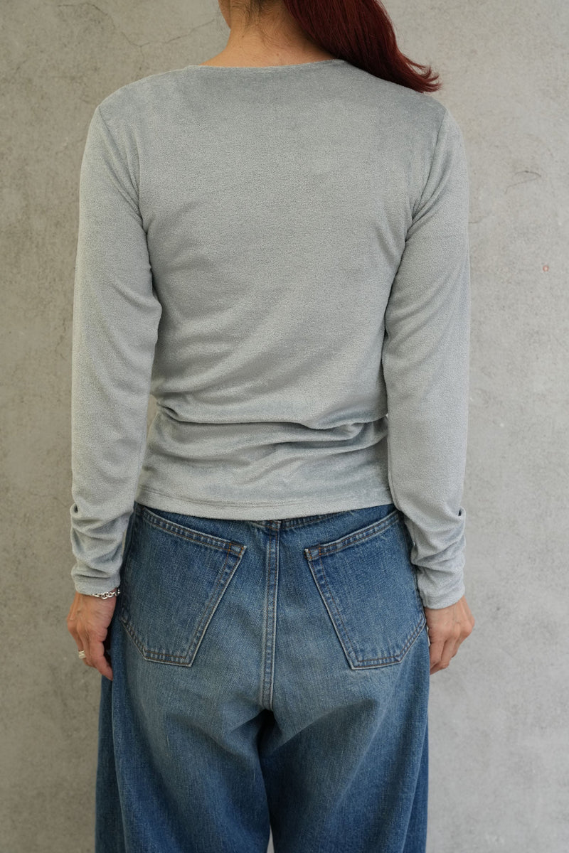 OMO LONG SLEEVE TEE-TOOM GREY-