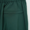 STRETCH WIDE-LEG PANTS-GREEN-