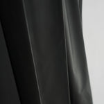 フェイクレザープリーツスカート-BLACK-