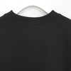 CROPPED SWEAT SHIRT-BLACK-