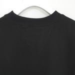 CROPPED SWEAT SHIRT-BLACK-