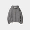 compact double jersey zip up parka-gray-