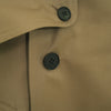 CROPPED TRENCH COAT/BIG FIT-BEIGE-