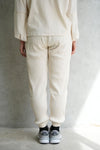 SWEAT PANTS -OFF WHITE-