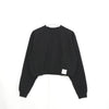 CROPPED SWEAT SHIRT -CREAM-