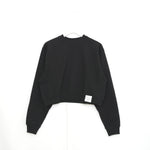 CROPPED SWEAT SHIRT -CREAM-