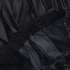 フェイクレザープリーツスカート-BLACK-
