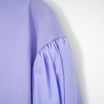 COTTON BALLOON SLEEVE BLOUSE-WHITE-