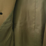 CROPPED TRENCH COAT/BIG FIT-BEIGE-
