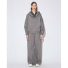 compact double jersey zip up parka-gray-