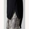 COTTON JERSEY HEM FITTED T