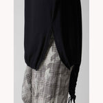 COTTON JERSEY HEM FITTED T