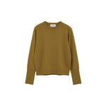 BASIC COMPACT KNIT TOPS -BEIGE-