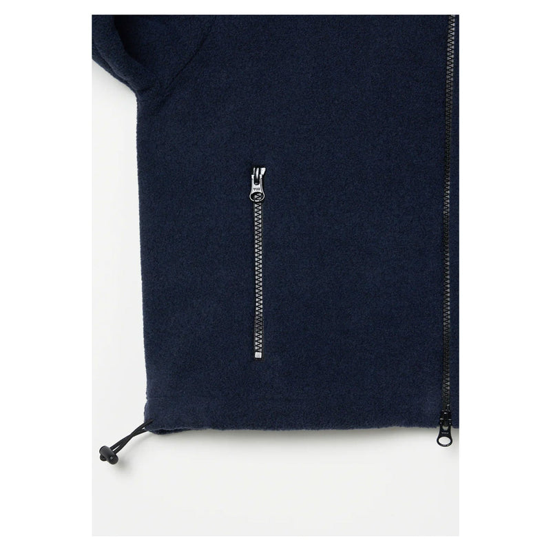 Fleece Tight Fit Track Jacket -NAVY-