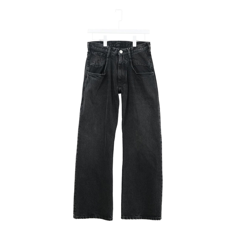 Pocket jeans-BLACK-