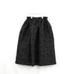 エステルレースボンディングスカート-BLACK-